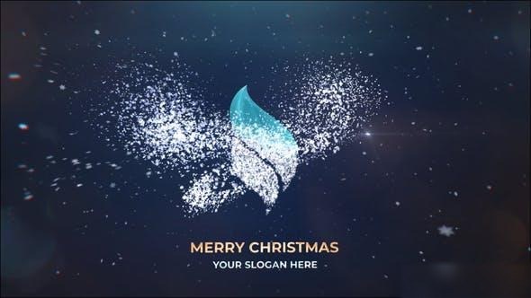 Videohive Christmas Snowstorm Openers template preview