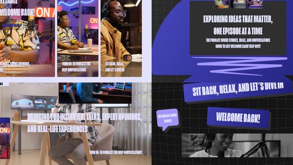 Videohive Professional Podcast Intro Openers template preview