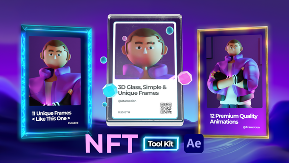 Videohive NFT Product Promo template preview