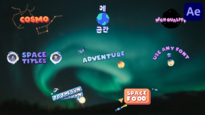 Videohive Space Adventure Titles for After Effects Titles template preview