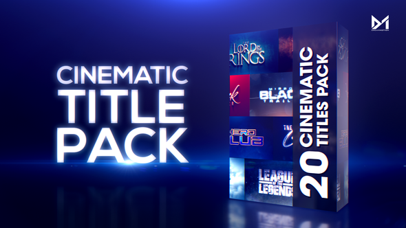 Videohive Cinematic title pack Titles template preview