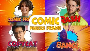 Videohive Comic Freeze Frame Elements template preview