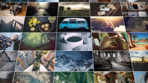 Videohive Grid Photo Gallery Video Displays template preview
