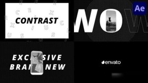 Videohive Contrast Slideshow for After Effects Openers template preview