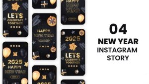 Videohive New Year Stories 55675136 Openers template preview