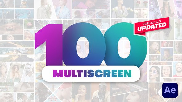 Videohive Multi Screen Pack Video Displays template preview