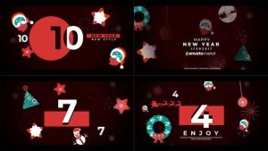Videohive Christmas Countdown 55343392 Elements template preview