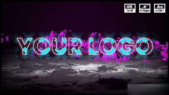 Videohive Glitch Logo Animation 45519226 Logo Stings template preview