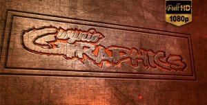 Metal Stamp Logo Video Displays template preview