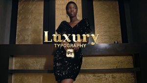 Luxury Typography for Premiere Pro Premiere Pro template preview