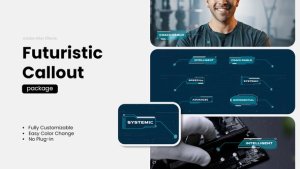 Videohive Futuristic Call Outs Elements template preview
