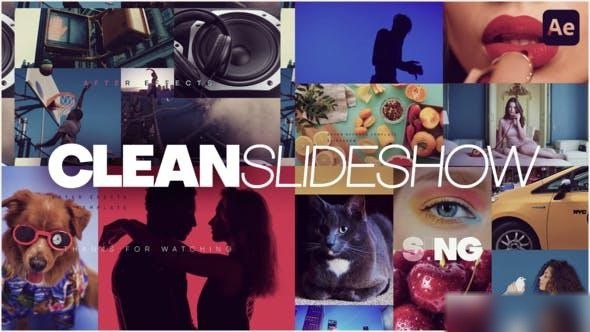 Videohive Clean Slideshow 39914214 Openers template preview