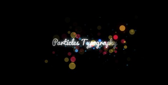 Videohive Particles Titles Package Titles template preview