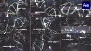 Videohive Glitch DNA for After Effects Titles template preview
