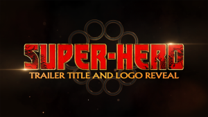 Videohive Super Hero Trailer Title And Logo Reveal Titles template preview