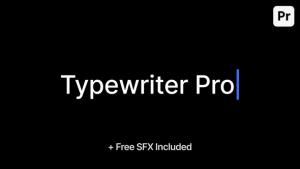 Typewriter Pro Premiere Pro template preview