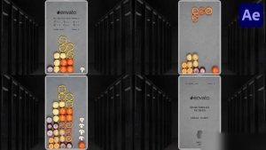 Videohive Vegetables Tetris | After Effects Logo Stings template preview