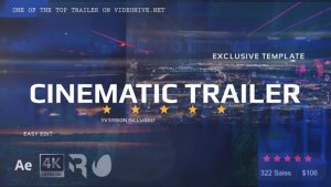 Videohive Cinematic Trailer 20845655 Titles template preview