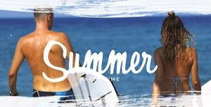 Summer Video Displays template preview