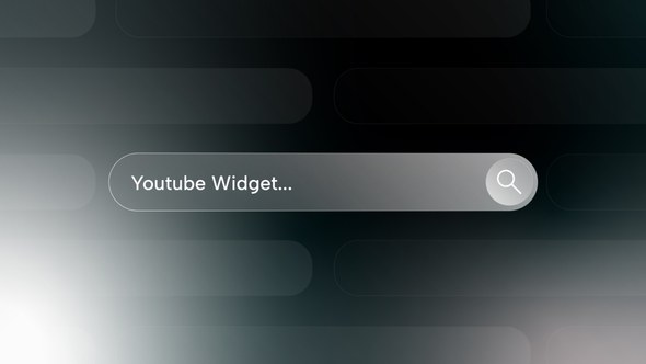 Videohive Widget Glass Youtube Elements template preview