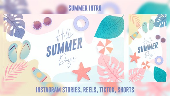 Videohive Intro - Summer Intro Titles template preview