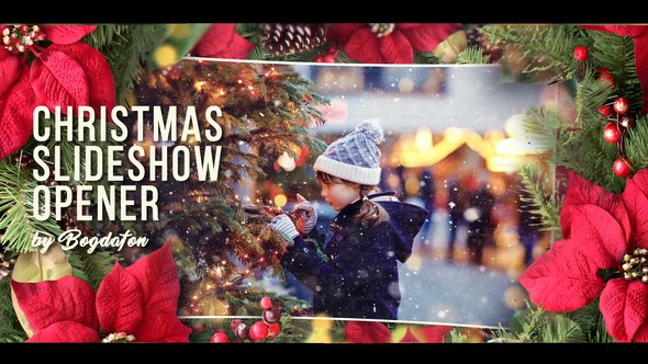 Videohive Christmas Slideshow Opener 55450768 Video Displays template preview