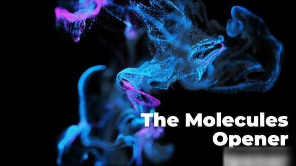 Videohive Molecules Opener Openers template preview