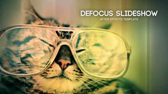 Videohive Defocus Slideshow Video Displays template preview