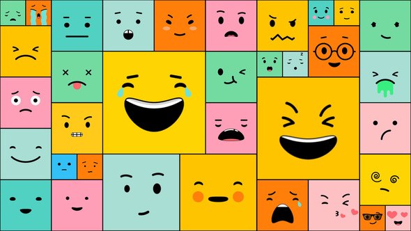 Videohive Funny Emoji for After Effects Elements template preview