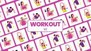 Videohive WorkOut Icon Animation Elements template preview