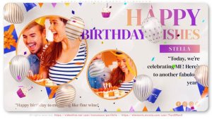 Videohive Happy Birthday Happy Slideshow Openers template preview