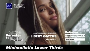 Videohive Minimalistic Lower Thirds Elements template preview