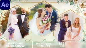 Videohive Floral Wedding Slideshow || Photo Slideshow Openers template preview