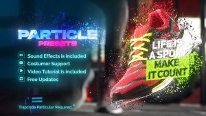 Videohive Particle Presets 21110458 Titles template preview