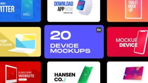 Videohive Device Mockups Product Promo template preview