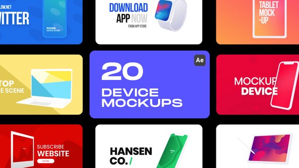 Videohive Device Mockups Product Promo template preview