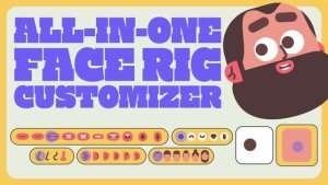 Videohive All-In-One Face Rig Customizer Product Promo template preview