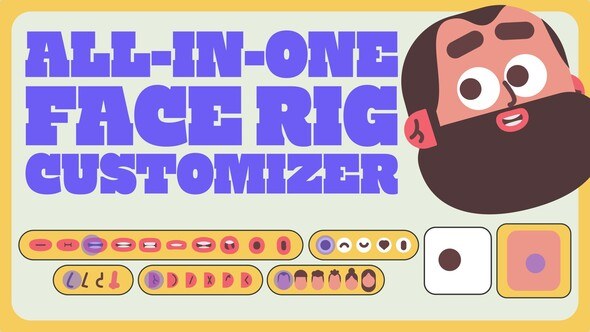 Videohive All-In-One Face Rig Customizer Product Promo template preview