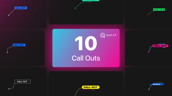 Videohive Call Out Titles Vol. 01 Titles template preview