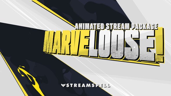 Videohive MARVELOOSE! Stream Package Broadcast-packages template preview