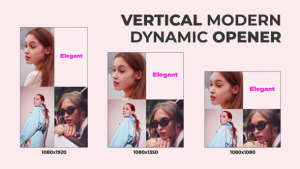 Videohive Vertical Modern Dynamic Opener /Ae Openers template preview