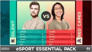 Videohive eSport Essential Pack Broadcast-packages template preview