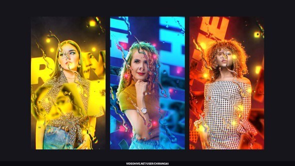 Videohive Neon Stories 59548187 Openers template preview