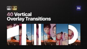 Videohive Vertical Overlay Transitions Elements template preview