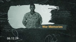 Videohive War Memories Slideshow Video Displays template preview