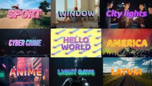 Videohive Creative shape Text Effects Titles template preview