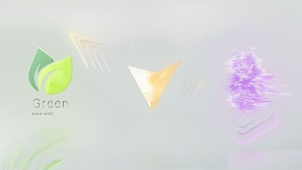 Videohive Bright Glitch Logo Logo Stings template preview