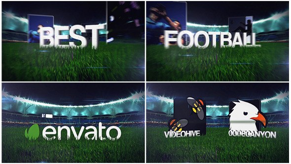 Football Soccer Field Opener Video Displays template preview