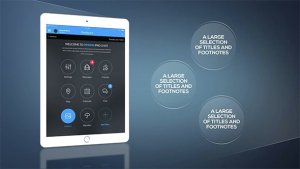 Elegant Tablet Presentation Pack Video Displays template preview
