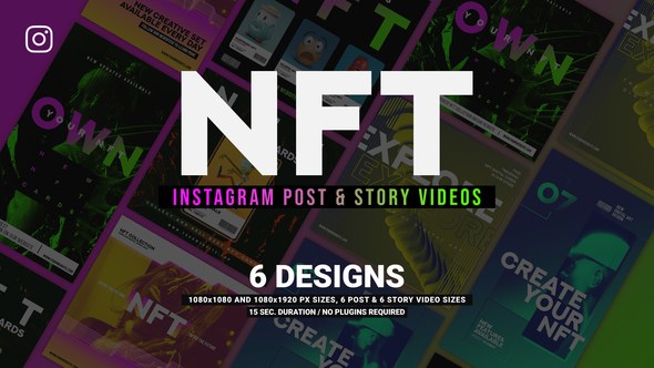 Videohive NFT Promotion Instagram 38411675 Product Promo template preview